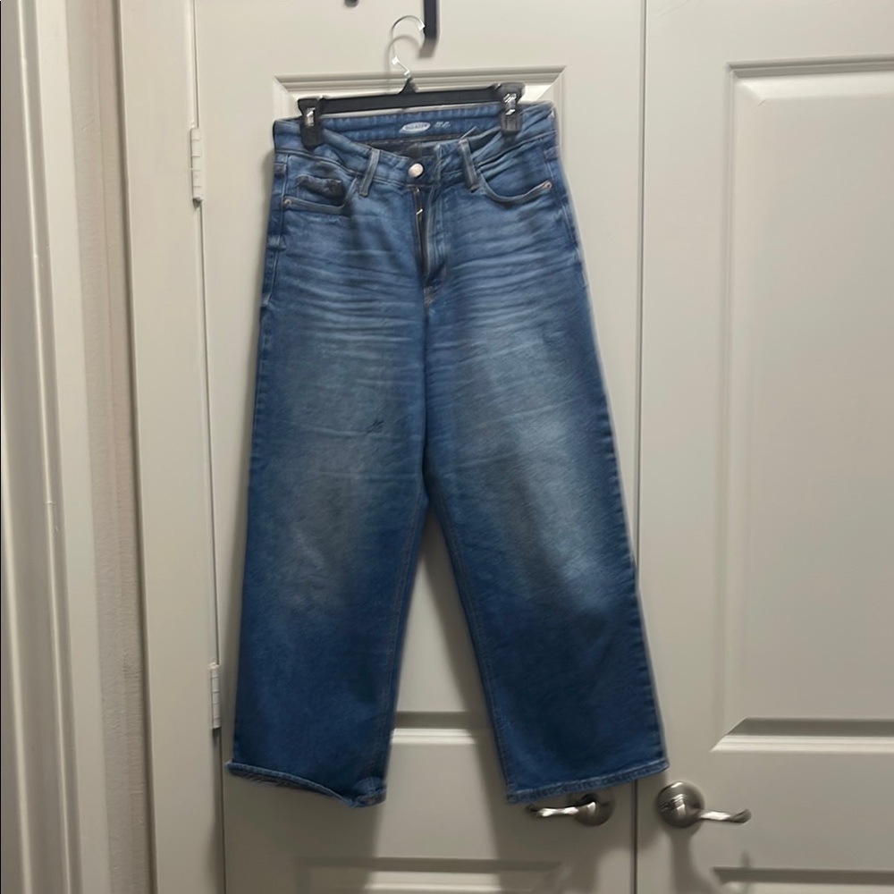 Wide leg extra high rise jeans 👖